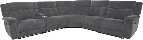Richland 6 Piece Modular Power Reclining Sectional With Power ... inside